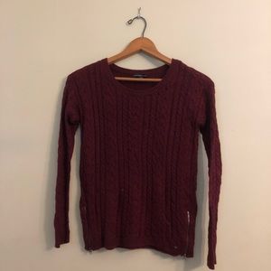 American Eagle side zipper sweater
